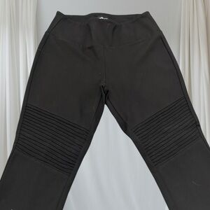 🌼 Parasuco Black Moto leggings Medium